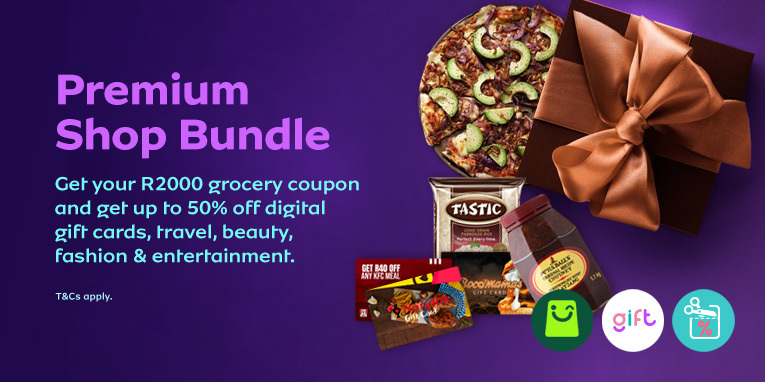 Save up to R2000 on groceries.